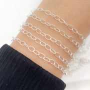 Sterling Silver Twisted Cable Chain